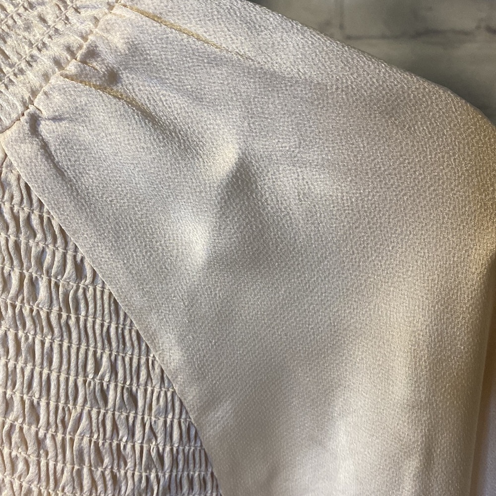 NWT CREAM NANETTE SMOCK TOP - Picture 11 of 11